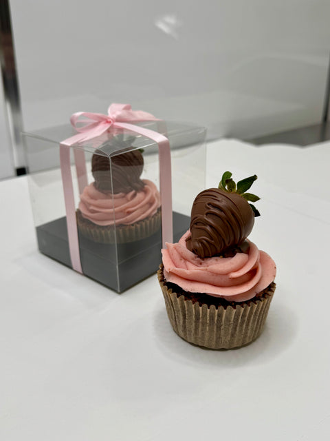 Chocolate Strawberry Cupcake