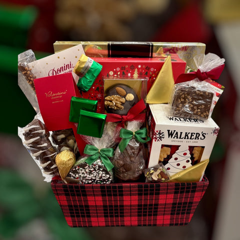 Christmas Red and Black basket