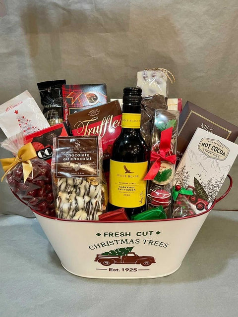 Red Truck Basket