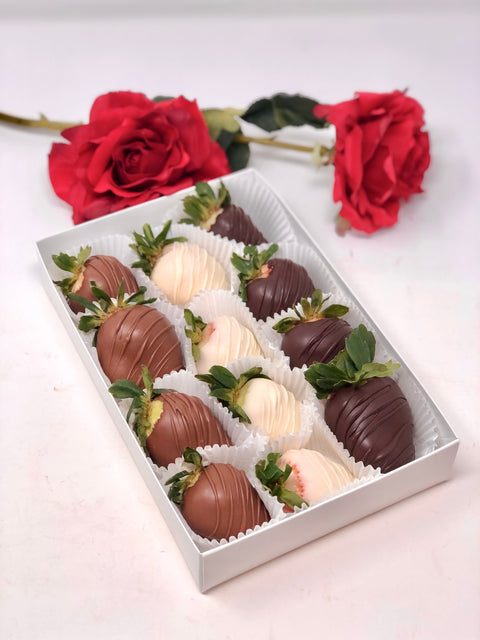 Chocolate Covered Strawberries Window Box