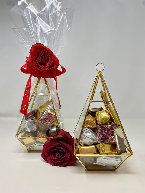 Geometric Chocolate Planter