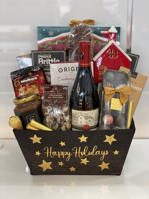 Panier Joyeuses Fêtes