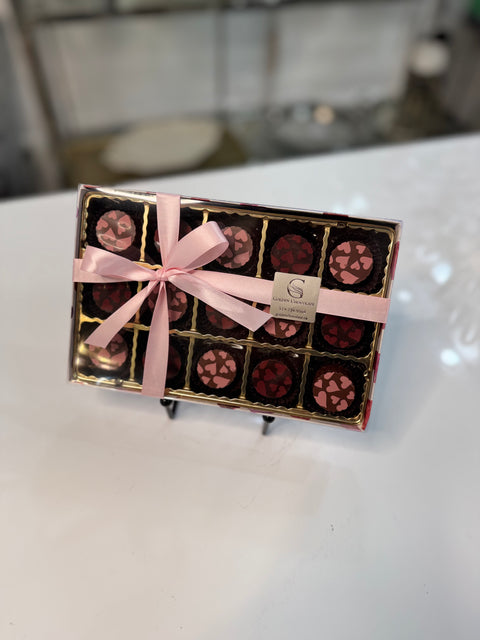 Raspberry & Champagne Truffle Box