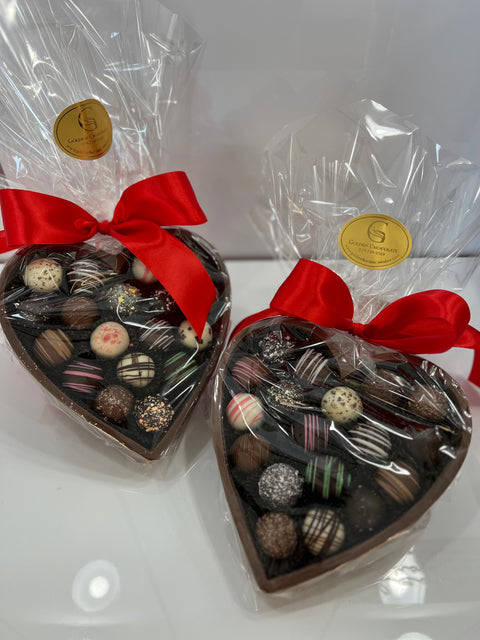 Chocolate Heart Truffle Box (Large)